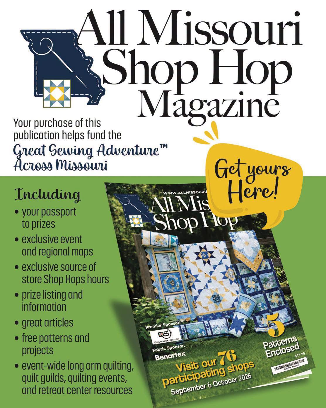 Shop Hop Magazine 2026 - PRE ORDER