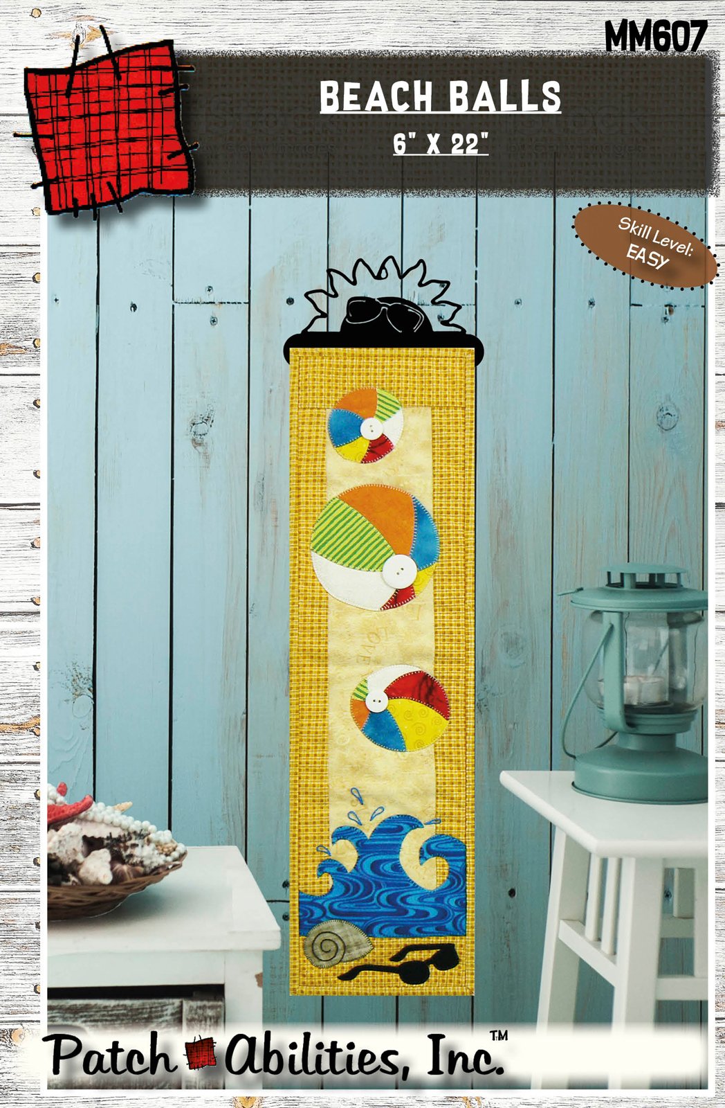 Patchabilities Beach Ball Wall-hanging Pattern