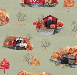 Covered Bridges in Fall