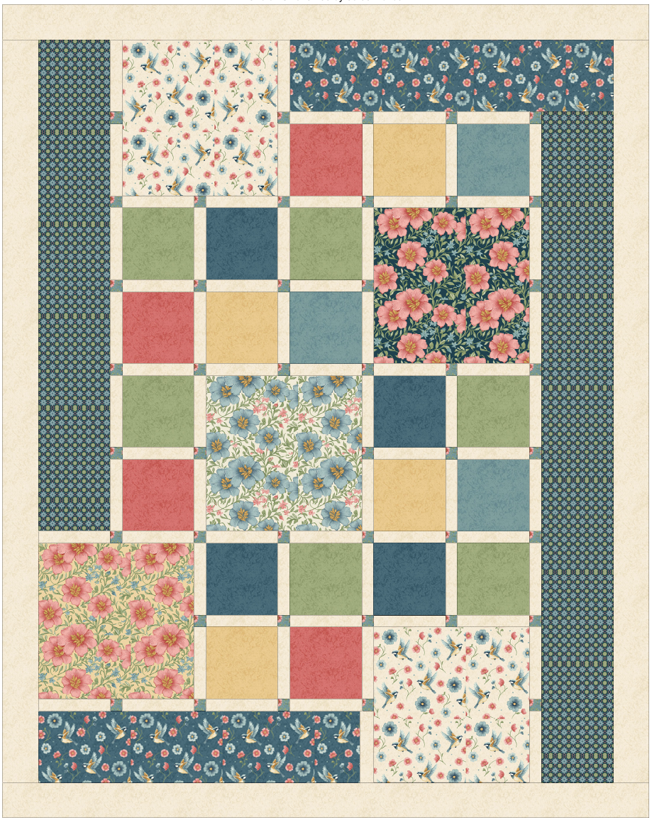 Nifty Nostalgia Quilt PRECUT PREORDER August