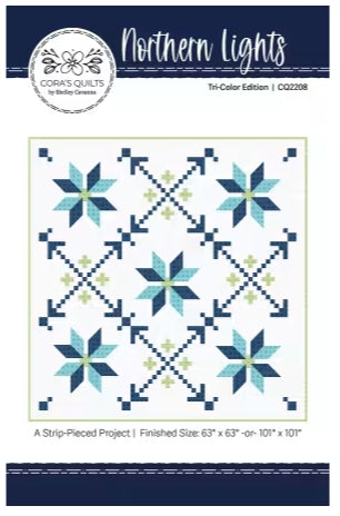 Northern Lights Quilt Pattern - the Tri-Color Edition # CQ-2208