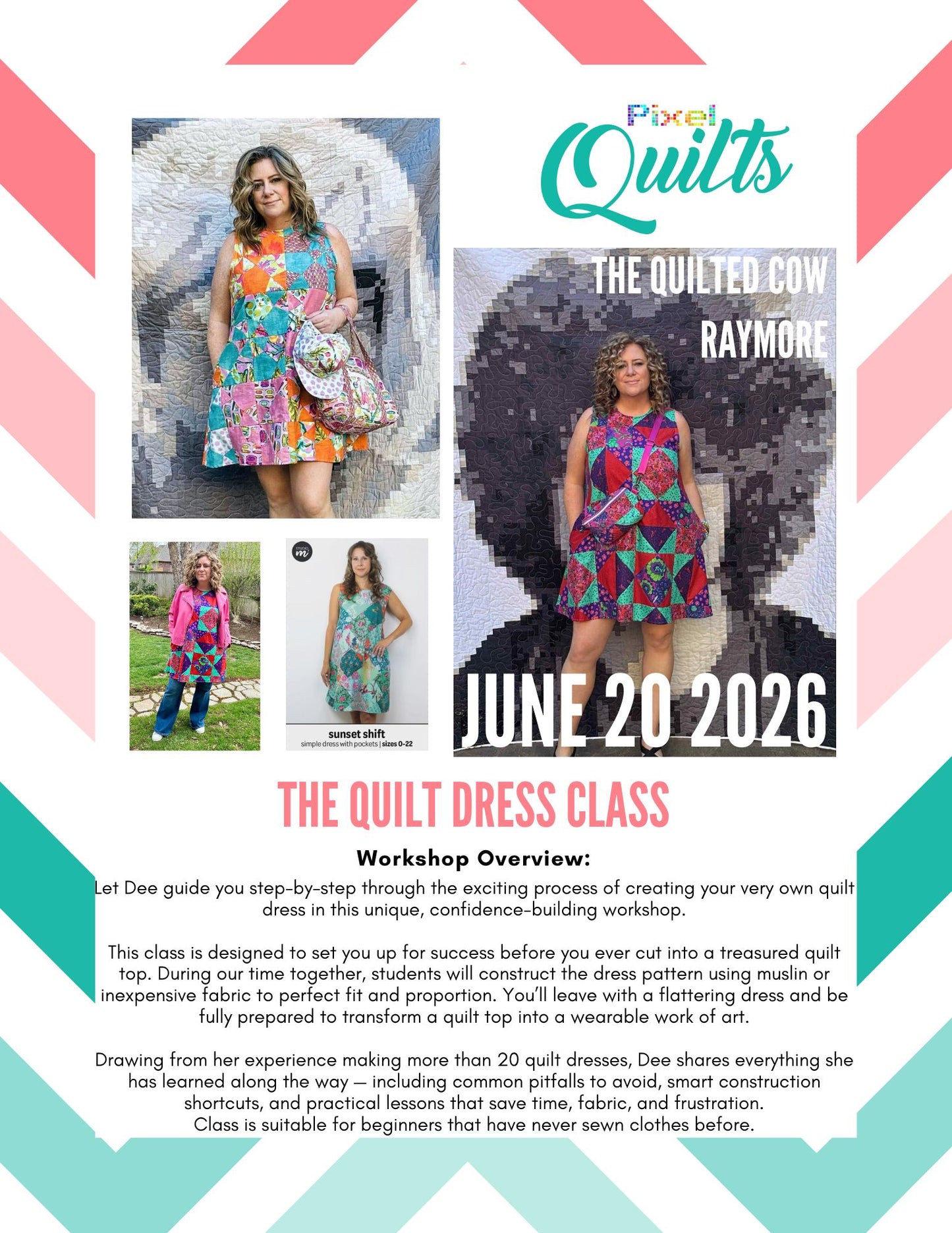Dress Class with Dee - June 20th 10:30am - 3:30pm