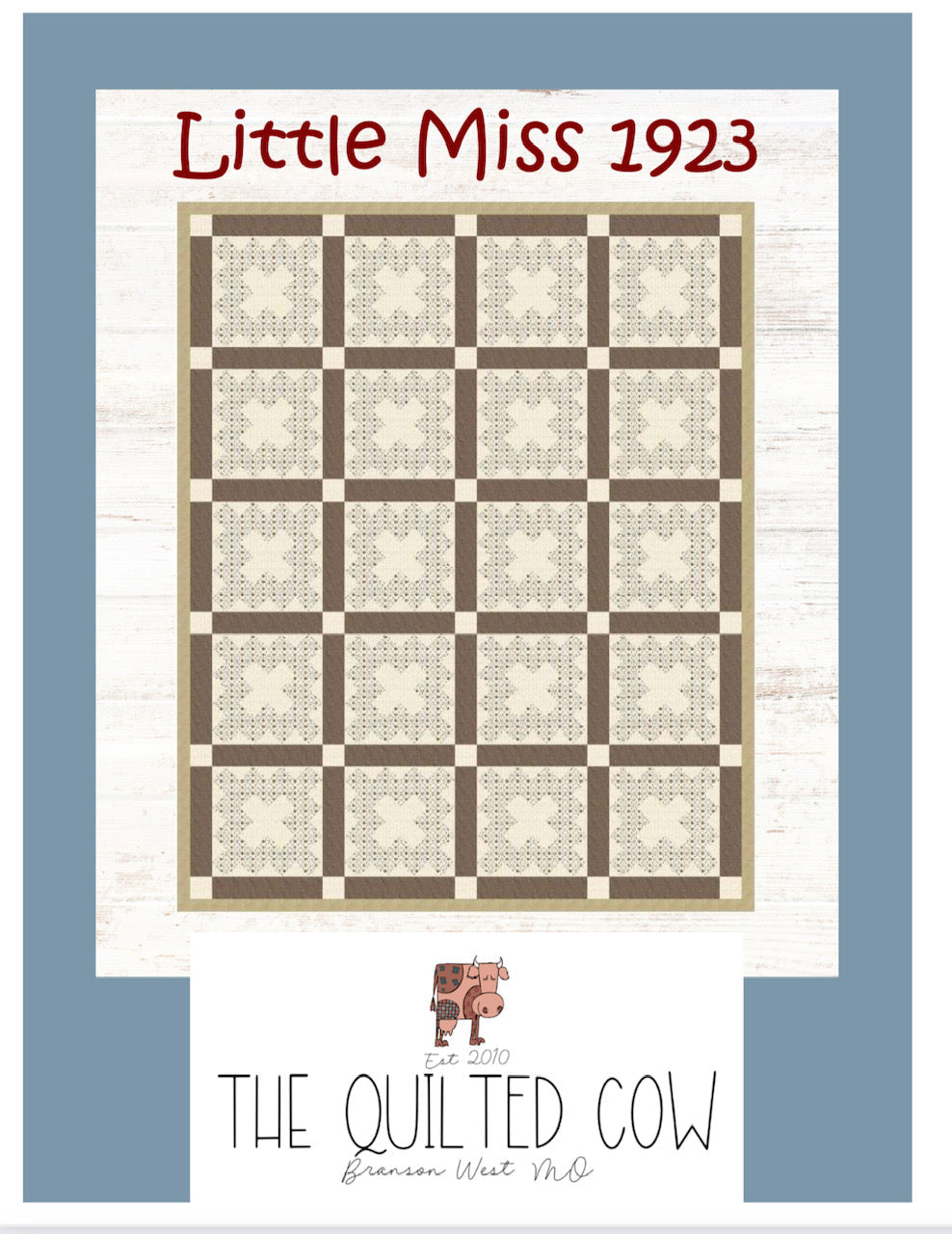 Little Miss 1923 Quilt Pattern