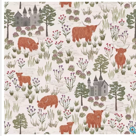Highland Hooves Flannel