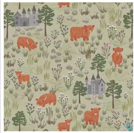 Highland Hooves Flannel