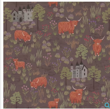 Highland Hooves Flannel