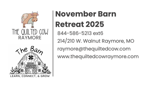 Barn Retreat November 14-15 2025