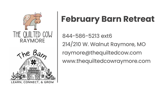 Barn Retreat February 20-21 2026