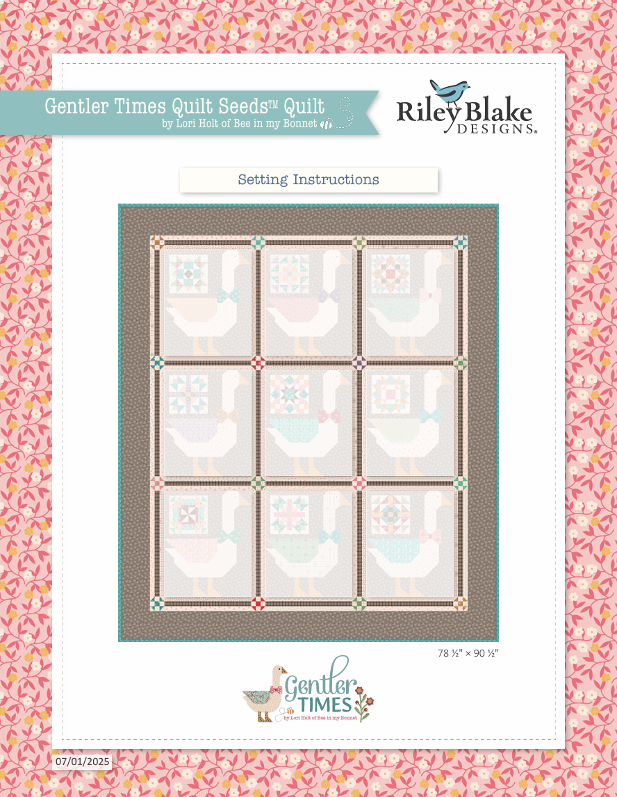 Quilt Seeds - Gentle Goose