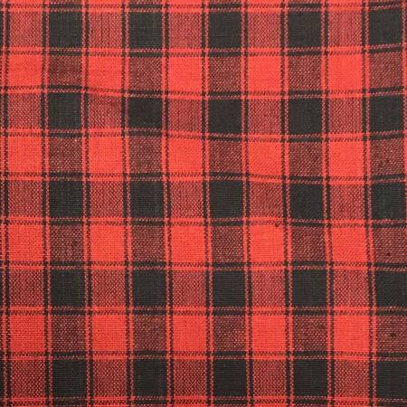 House Check Red and Black Tea Towel