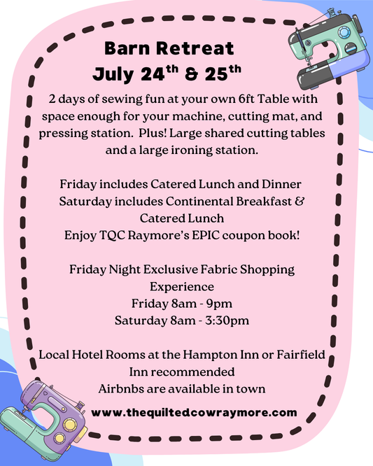 Barn Retreat July 24-25 2026