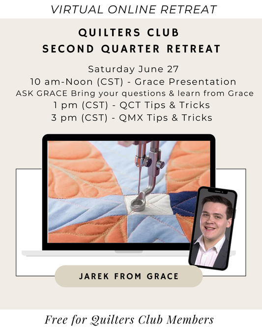 Quilters Club Retreat JUNE