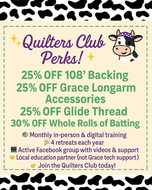 Quilters Club Monthly Subscription
