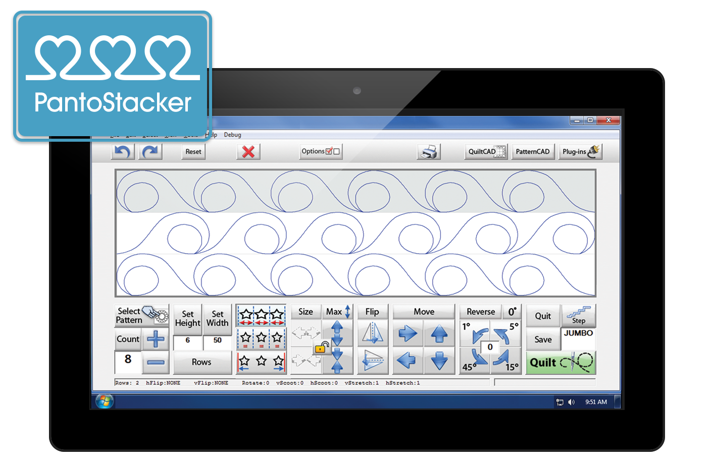 QuiltMotion QCT6 – Computerized Quilting Made Simple