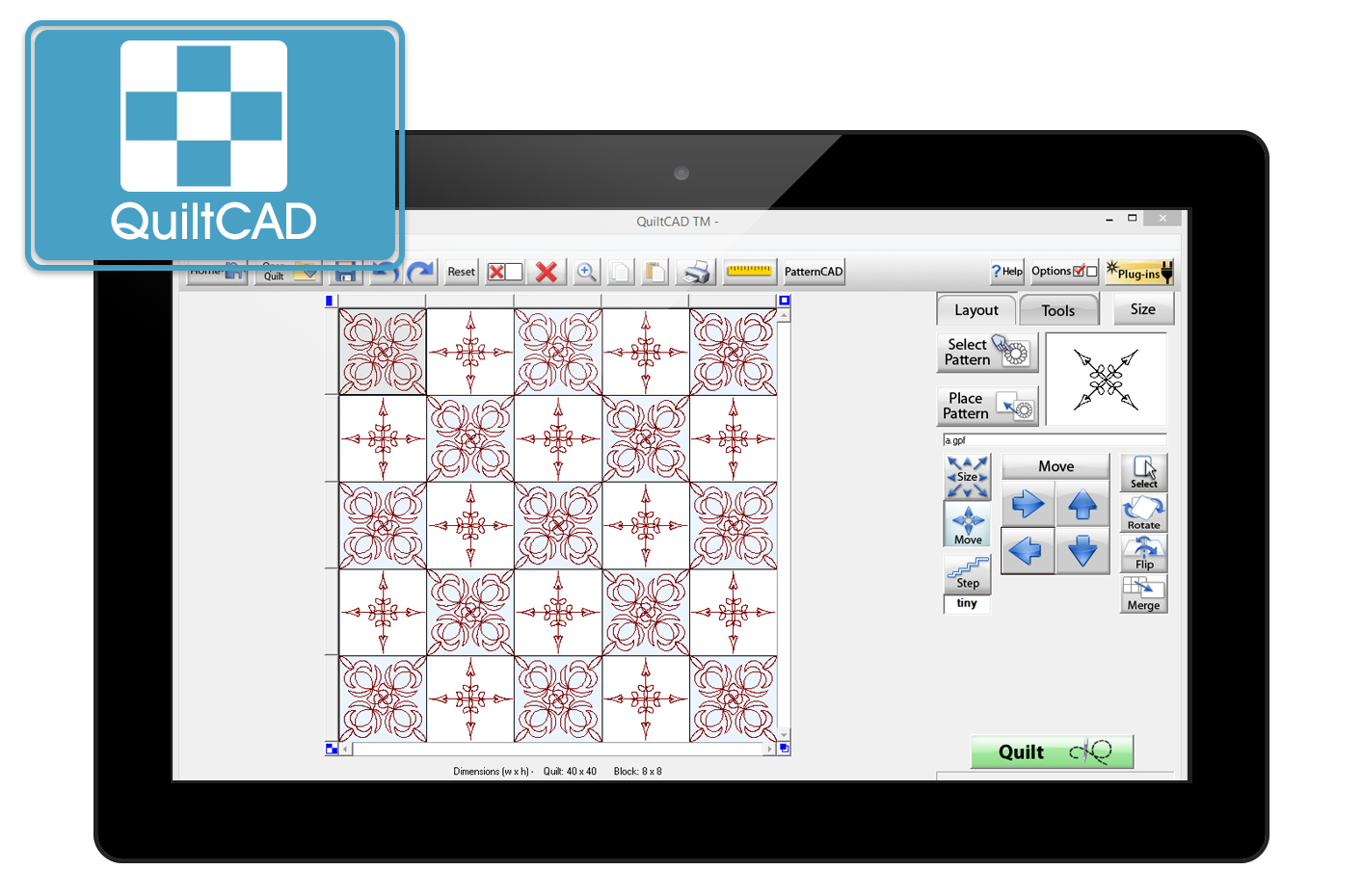QuiltMotion QCT6 – Computerized Quilting Made Simple