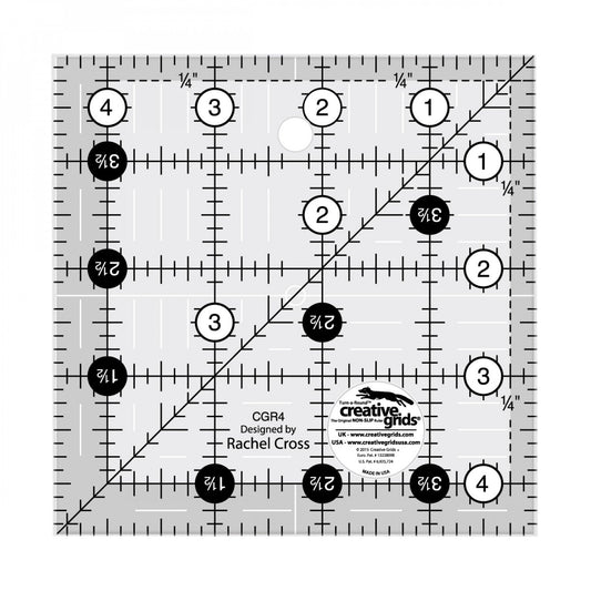 Creative Grids Quilt Ruler 4 1/2in Square