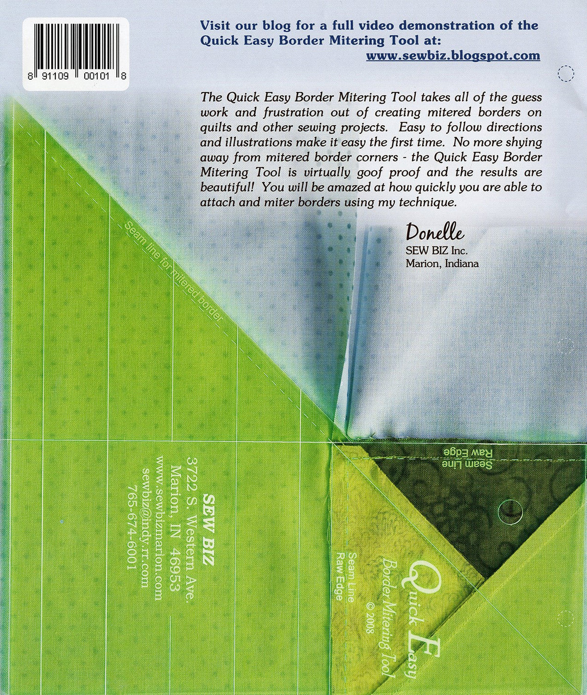 Quick Easy Border Mitering Tool