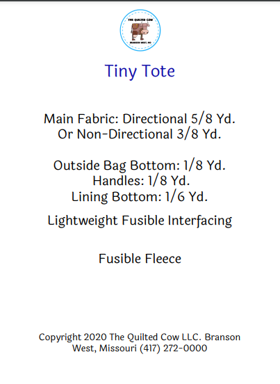 Tiny Tote