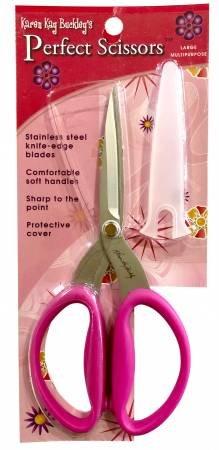 Karen Kay Buckley Perfect Scissors Pink 7-3/4in Large Knife-Edge Multipurpose Blades